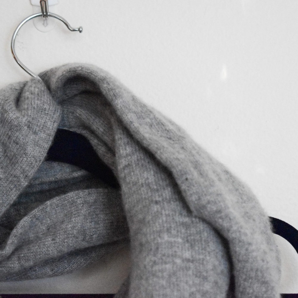 Grey Cashmere Super Soft Infinity/Circle Soft